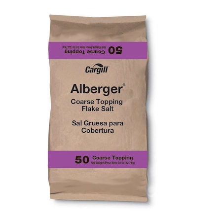 Cargill Cargill Alberger Coarse Topping Flake Salt 50lbs 100012749